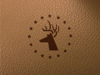 Deer Star stencil design fresh icon illustration logo packaging poster restaurants retro typography vector