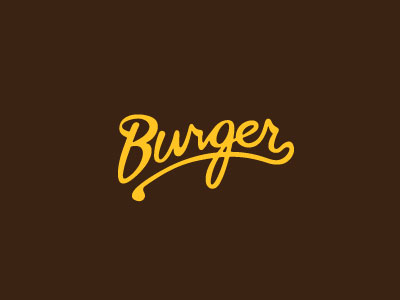 Burger Type by gil shuler graphic design on Dribbble