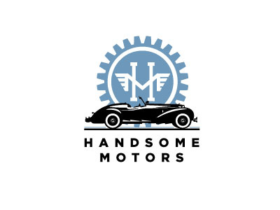 Handsome Motors 3 beer birds coolness icon ideas illustration logos packaging poster typography