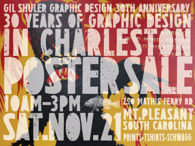 Gsgd Poster Sale advertising gig posters graphic design icons illustration logo marks logos packaging posters silkscreen t shirts typography