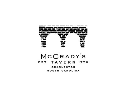 Mccradys Tavern art icons identity illustration logos packaging thick lines typography