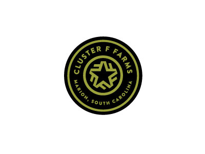 Cluster F Farms 2 art icons identity illustration logos posters thick lines typography