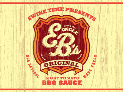 Uncle E.B. S design icon illustration logo typography vector