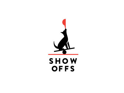 Show Offs 2 dog hat identity logo tricks