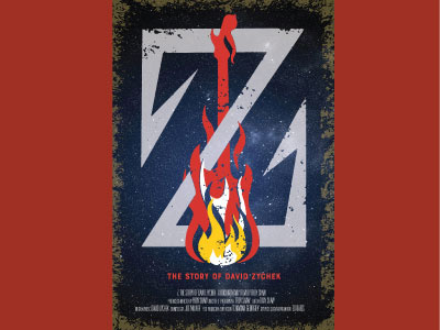 Z - the Story of David Zychek movie poster documentary flames guitar movie poster poster stratocaster zychek