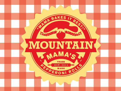 Montain Mamas design icon illustration logo packaging poster typography vector