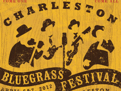 Charleston Bluegrass Festival design icon illustration logo packaging poster typography vector