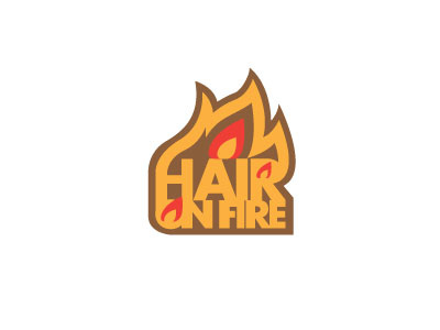 "Hair On Fire" Art Show Logo