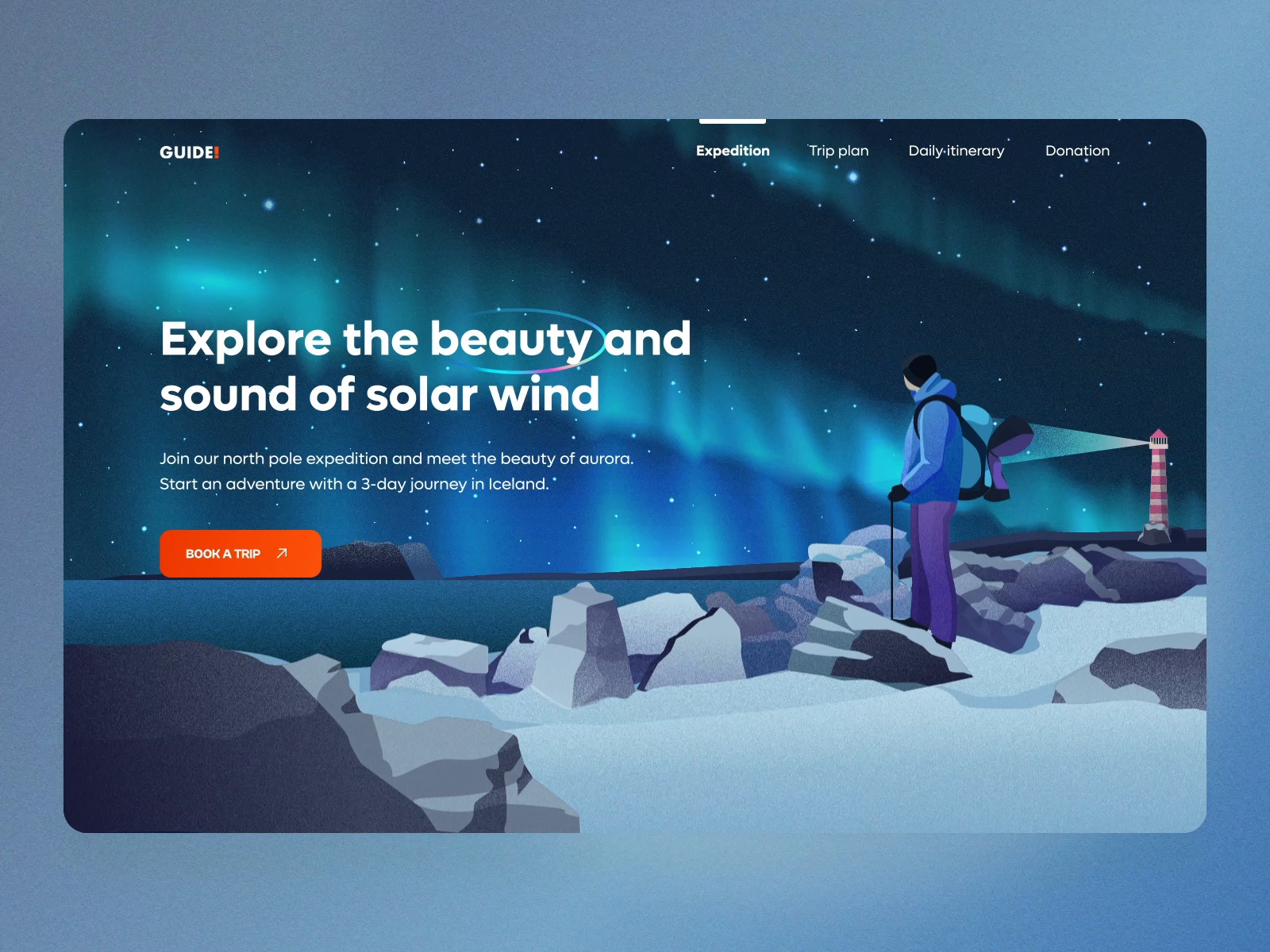 Guide travel website by Layo