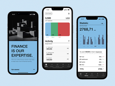 Nordence finance app android app bold branding design finance flat helvetica home ios layo mobile scandinavia splash studio ui ux
