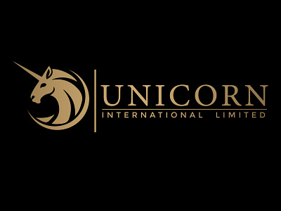 Unicorn logo design graphic design logo vector