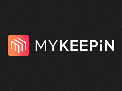 MYKEEPiN Brand Renewal applogo blockchain brandguidelines bx crypto design identity branding korea logo symbol