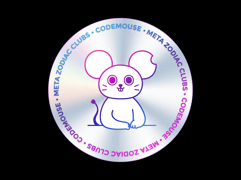 CODEMOUSE (Metadium based nft) animation blockchain character crypto design gif meta metadium metapie nft nft art rarity