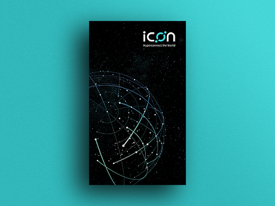 ICON Brochure Design (for CONSENSUS 2018) blockchain brochure consensus icon