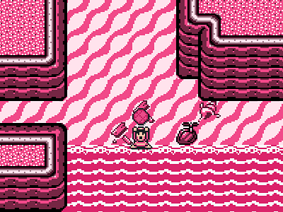 The Adventure Begins dribbble first shot legend of zelda link links awakening