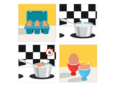 Egg cartoon animation boiled egg cartoon illustration egg food illustration illustration art