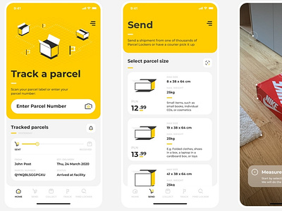 Parcel Tracking AR Application