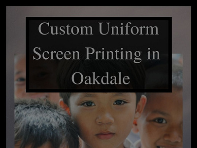 Buy Custom Uniform Screen Printing in Oakdale! screen printing california screen printing tracy