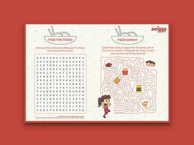 Table mat for restaurants find food games puzzles restaurant search table mat