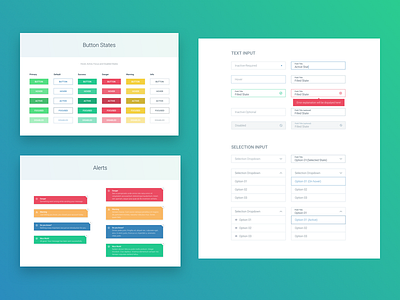 Ui Style Guide Wao.Io 800x600 blue buttons colors green optimisation states styleguide ui elements user experience web ui websites