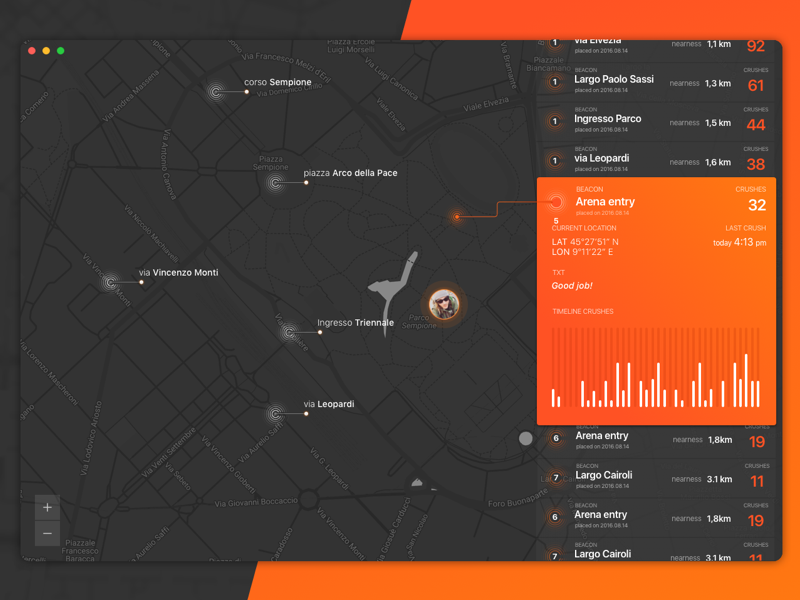 Location Tracker by Leonardo Demurtas on Dribbble