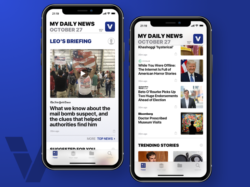 News Aggregator by Leonardo Demurtas on Dribbble