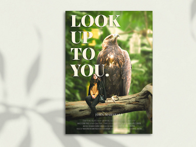 Look Up To You. by John Marshall a4 adobe book cover design editing film flyer graphic design look manipulation movie photo photoshop poster retouching to up you