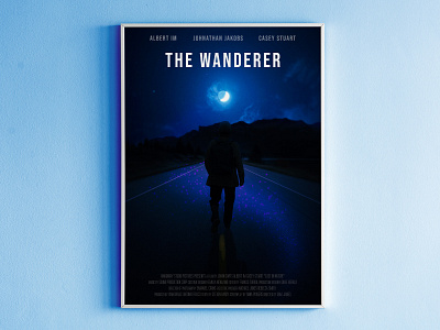 The Wanderer a4 adobe book cover design editing film flyer graphic design image manipulation movie night photo photoshop picture poster retouching typography wander
