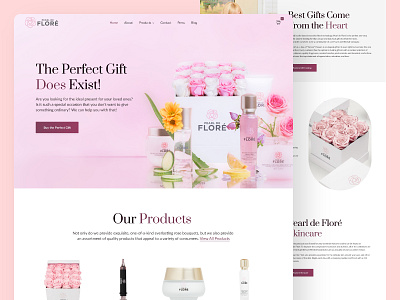 Pearl de Floré - Website Redesign Concept