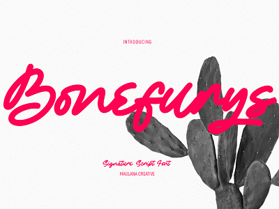 Bonefurys Handwritten Script Font awesome brush font feminine flyer font font bundle fonts handwritten maulana creative minimlais font modern font pink poster font script script font typeface vintage font wedding font