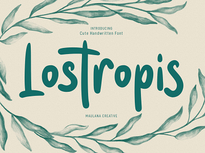 Lostropis Handwritten Brush Font