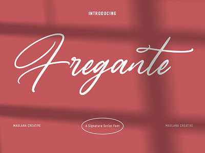 Fregante Script Font