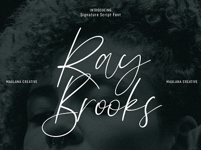 Ray Brooks Script Font 3d animation awesome font branding calligraphy font design font font design fonts fonts design graphic design grunge illustration logo motion graphics nostalgic script font ui