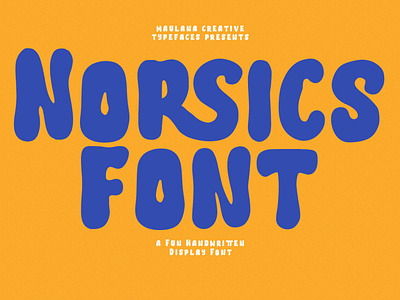 Norsics Handwritten Sans Display Font