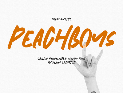 Peachboys Handwritten Font animation brush font font free font handwritten modern font script font summer font