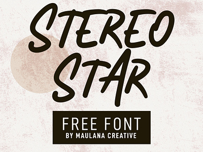 Stereo Star Handwritten Font