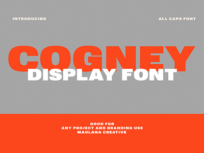 Cogney Sans Serif Display Font