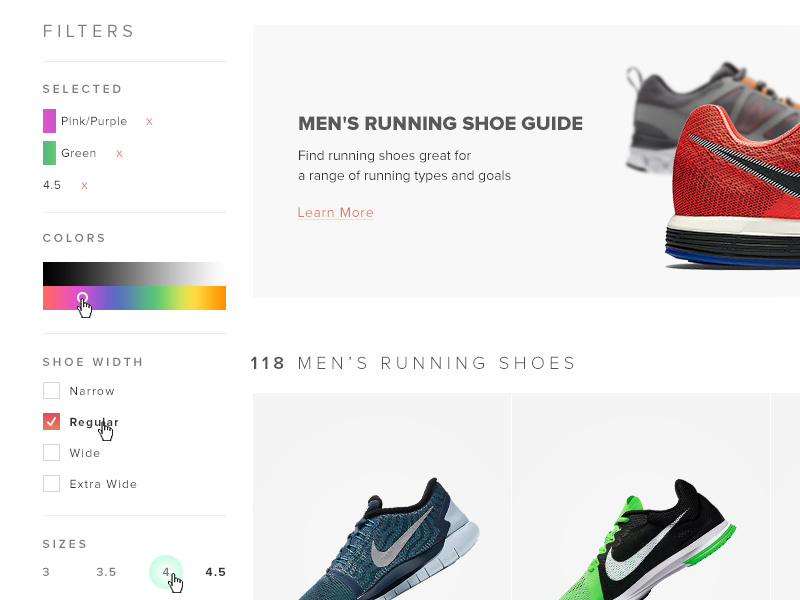 eCommerce Filtering by Anthony Nguyen on Dribbble