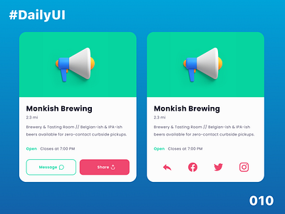 010 - Social Share dailyui dailyui 010 dailyuichallenge design ui uidesign