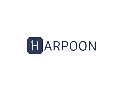Harpoon Logo Design app brand identity branding branding design design icon illustration logo logo design logo design branding