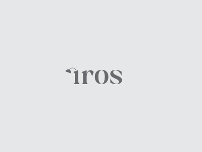 Iros Ceramic Logo Design abstract logo branding company logo design i letter text logo i text logo illustration logo minimal te text logo