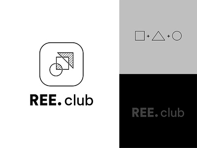 Ree Club Logo Design branding logo