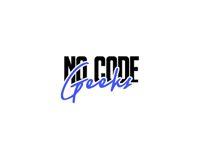 No Code Geeks Logo abstract logo branding company logo cursive logo design illustration logo minimal n letter n lofo n logo n loho text logo ui ui ux vector