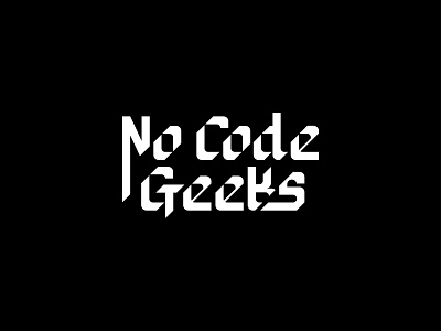 No Code Geeks Logo Option abstract logo branding company logo design geek illustration logo logo design minimal ng letter logo ng logo text logo ui ui ux vector