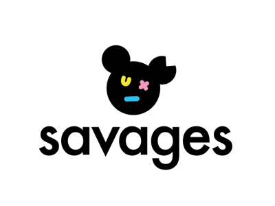 savages illustration logo mascat