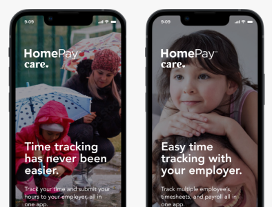 Care.com Homepay Payroll Apps app mobile native timetracker