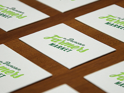 Duncan Farmers Market businesscard logo