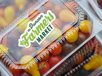 Duncan Farmers Market logo packagedesign