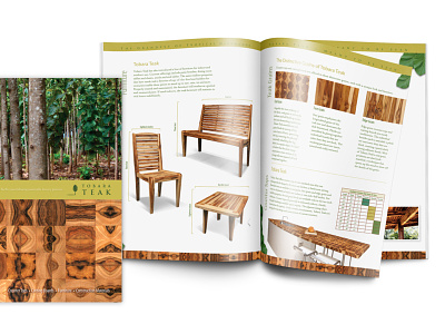 Tobara Teak Catalog Brochure brochure catalog cutting board furniture magazine print product teak trees wood