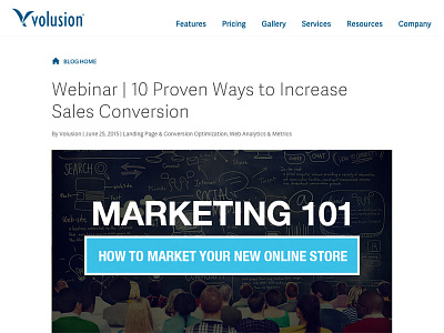 Marketing Promo for Webinar blog ecommerce marketing promo volusion web webinar